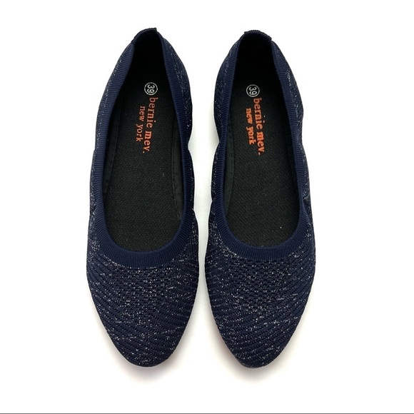 Bernie Mev. Women’s Comfort Blue slip on flats Size 39 - Picture 2 of 9